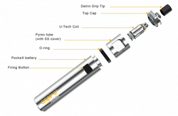 aSpire PockeX AIO elektronická cigareta 1500mAh Blue