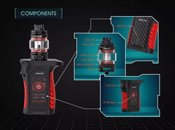 Smoktech Mag P3 Grip TC230W Full Kit Black-Red