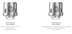 Smoktech TFV8 X-Baby clearomizer Silver