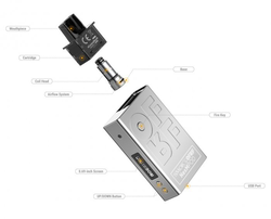 Smoktech nexM 30W elektronická cigareta 1200mAh Black