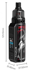 Smoktech Thallo S 100W Grip Full Kit Fluid Black Red