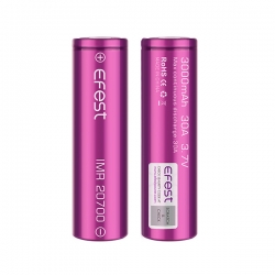 Efest baterie typ 20700 3000mAh 30A