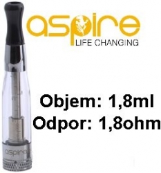 ASPIRE CE5 BDC CLEAROMIZER 1,8OHM 1,8ML CLEAR