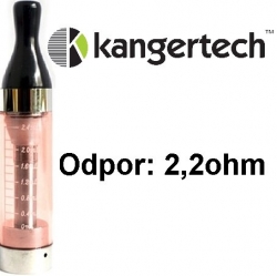 Kangertech CC/T2 clearomizer 2,4ml 2,2ohm Red