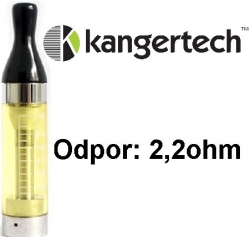 Kangertech CC/T2 clearomizer 2,4ml 2,2ohm Yellow