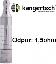 Kangertech T3D clearomizer 1,5ohm 2,2ml Clear