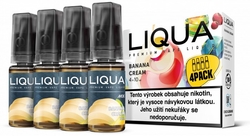 Liquid LIQUA MIX 4Pack Banana Cream 10ml