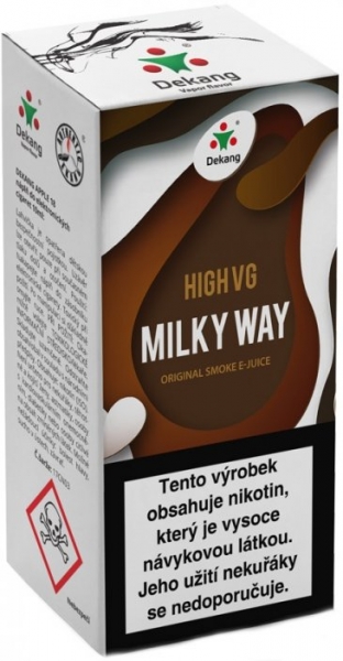 Liquid Dekang High VG Milky Way 10ml - (Tvarohový koláč s mandlemi)