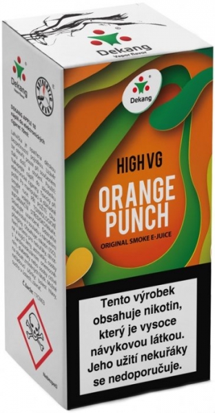 Liquid Dekang High VG Orange Punch 10ml - (Sladký pomeranč)