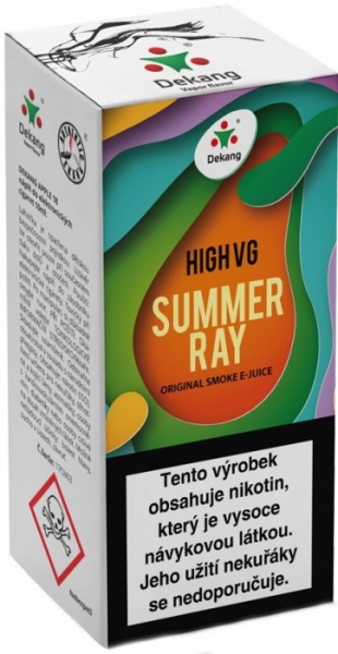 Liquid Dekang High VG Summer Ray 10ml - (Ovocná směs)