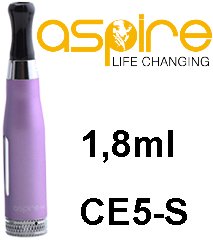 aSpire CE5-S BDC Clearomizer 1,8ohm 1,8ml Purple