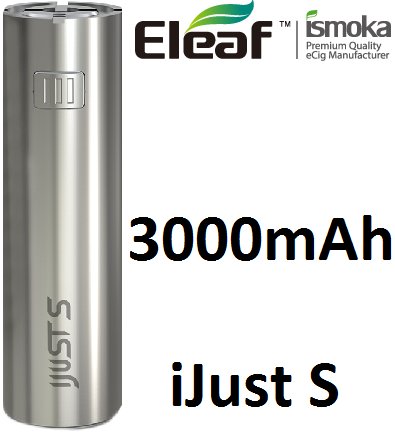 Eleaf iJust Baterie S 3000mAh Stříbrná